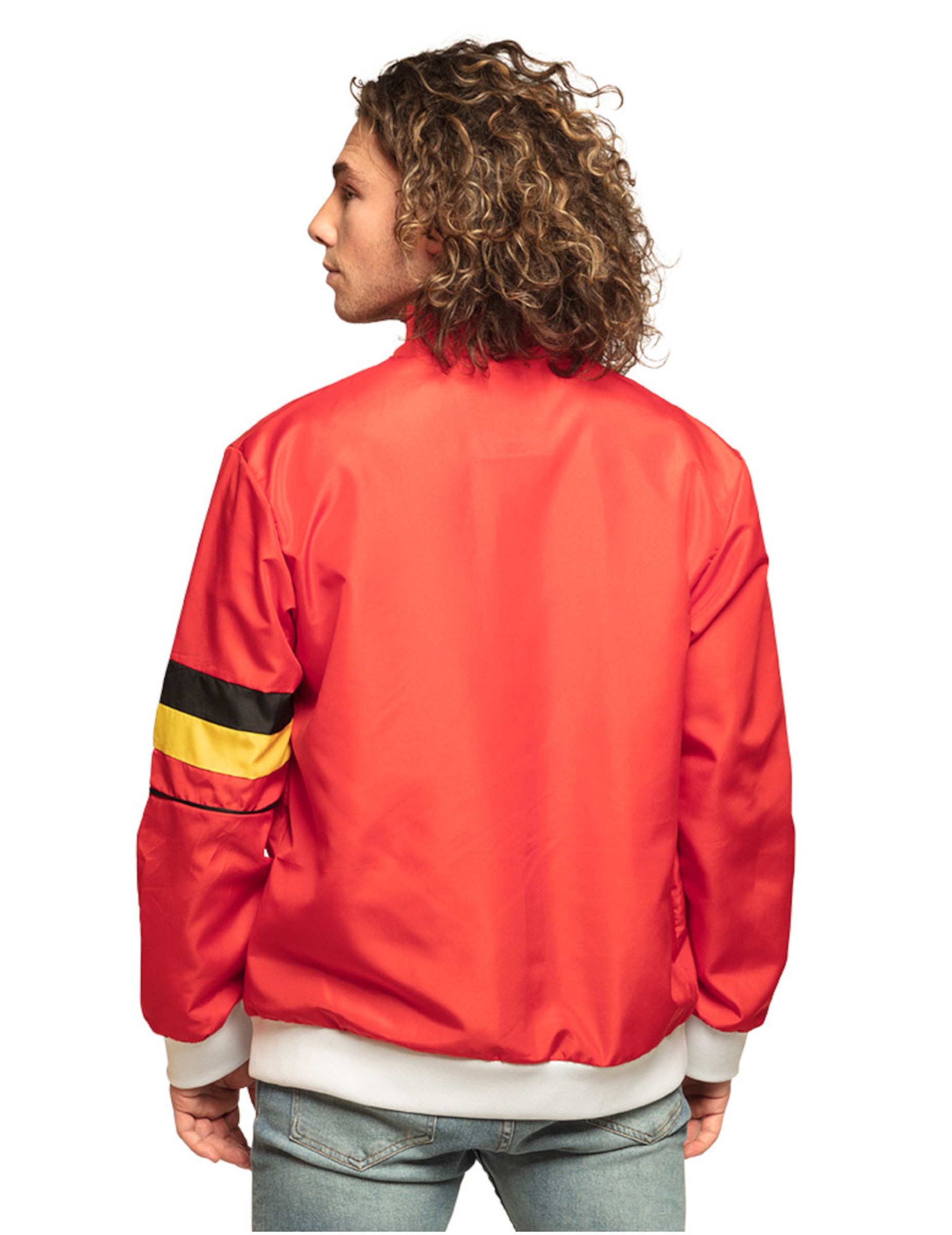 Vue de dos de la veste supporter Belgique