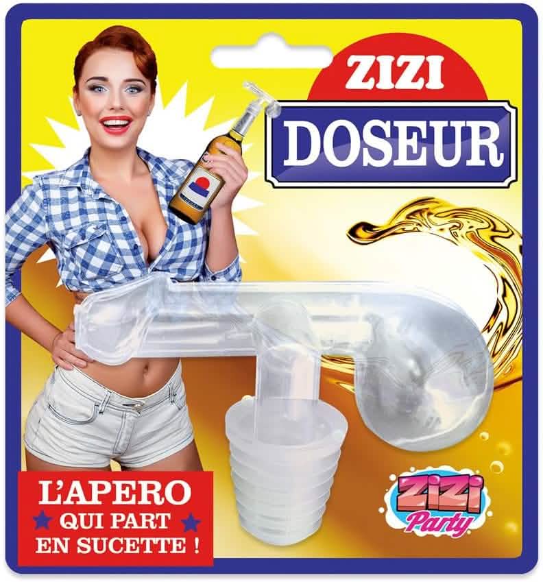Doseador de pénis para adulto transparente